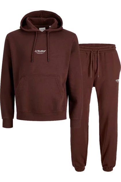 JACK &JONES Set de trening cu glugă Soho pentru bărbați - 12288673-Bitter Chocolate