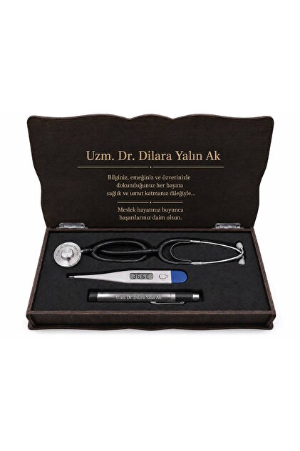 Kişiye Özel Kutulu Stetoskop I Steteskop Kişiye Özel Yetişkin I Doktor Hediye I Hediyelik Stetoskop