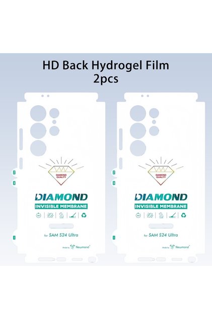 Galaxy S24 Ultra HD Back Film 2pcs 1 - 2 Pcs Back Hydrogel Film Matte / HD For S25 S24 S23 S22 Ultr
