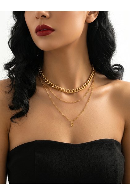 سلسلة عنق متعددة الطبقات من السبائك المعدنية