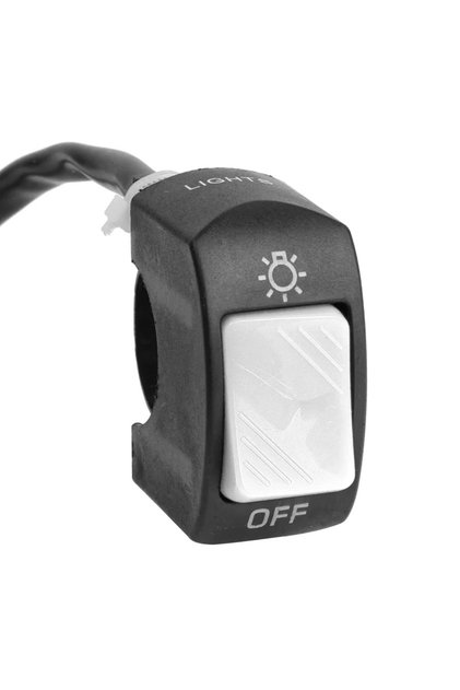 GRAY Motorcycle Switch ON OFF Control Buttton Handlebar Mount Headlight Signal Lamp Control Modified