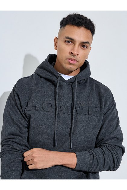 Eco Earth Relaxed Fit Embossed Fleece Sweatshirt