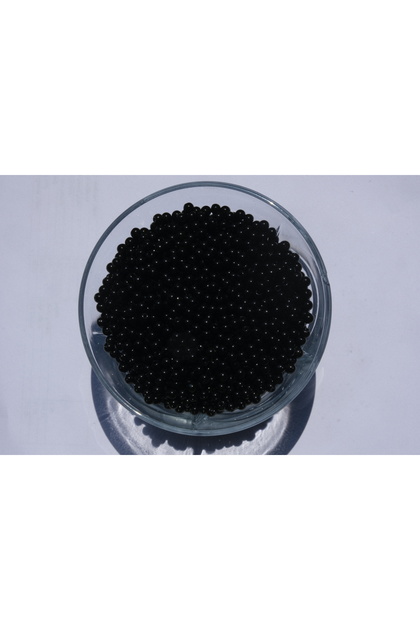 Black Glass Pearl 3 mm 100 Gr (950-1000 Pieces)