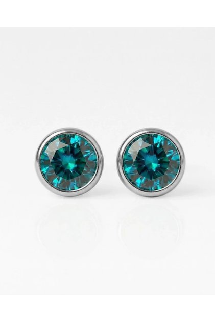 Surgical Steel Birthstone Earrings | 316L Stainless Steel Sterile Stone Hypoallergenic Earrings