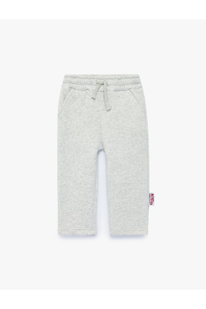 Pocket Detailed Drawstring Waist Tie-Up Sweatpants