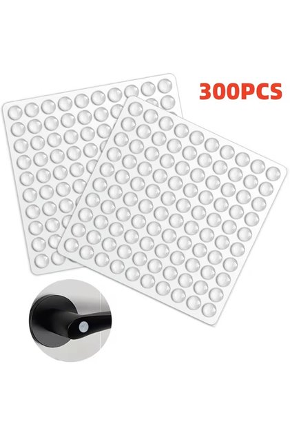 6x2mm-100pcs 300/100Pcs Self Adhesive Door Stopper Damper Buffer Cabinet Bumpers Silicone Furniture