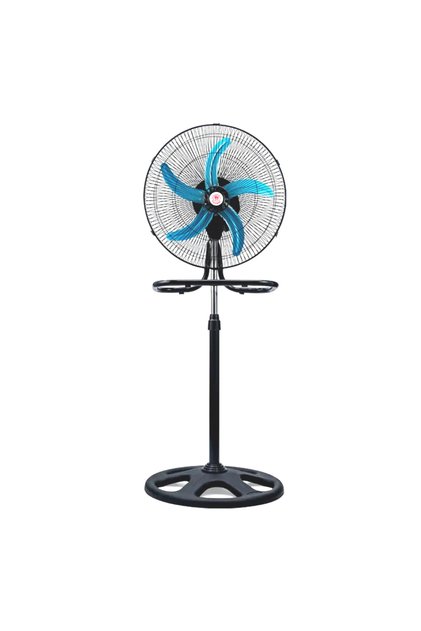 High Velocity Industrial Pedestal Fan, 18/20 Inch Heavy Duty Electric Cooling Fan with Oscillation, 3-Speed Adjustable Stand Fan for Commercial Warehouse, Workshop and Outdoor Majlis