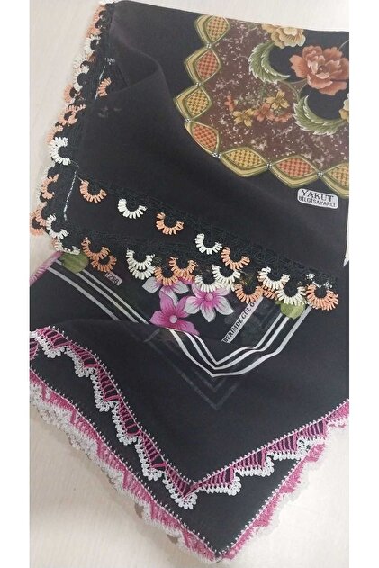 100 X 100 Crochet Cotton 2 Pieces of Embroidered Yemeni