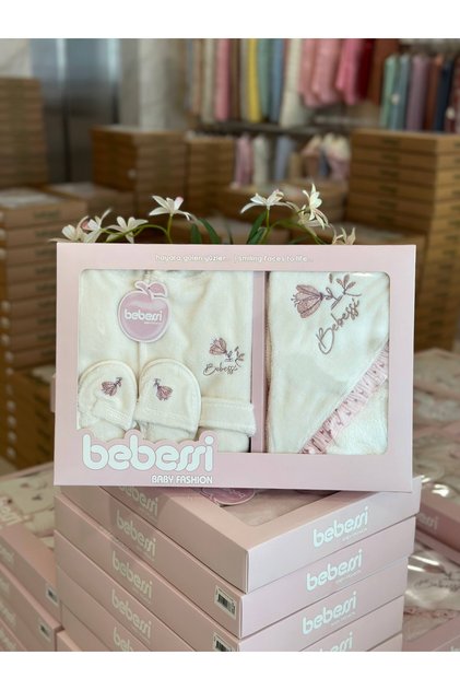 4 Piece Baby Bathrobe Set