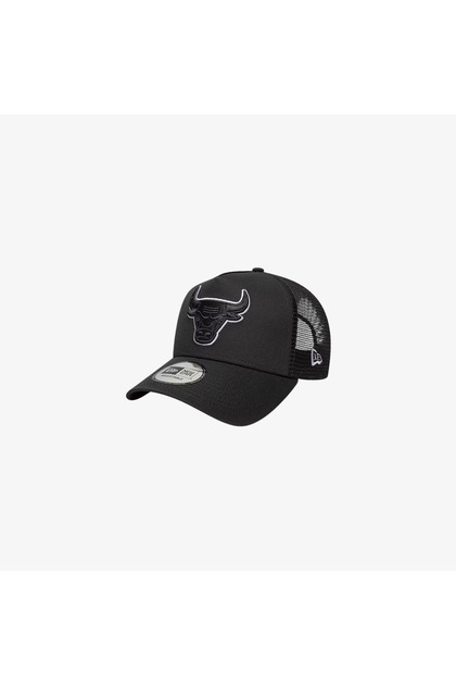 trucker Chicago Bulls Outline Charcoal Grey