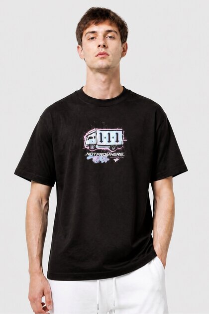 Melo x Hive Men Sportwear Fit Short Sleeve Training T-Shirt, Black