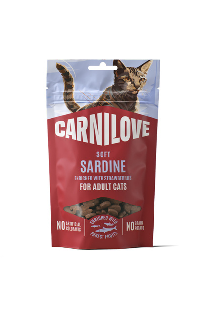 Carnilove Cat Soft SnCk Sardine & Strawberry 50 g