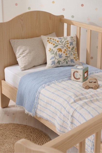 Mini Cloud 4 Layer Muslin Baby & Kids Blanket 100% Cotton 100X120 cm