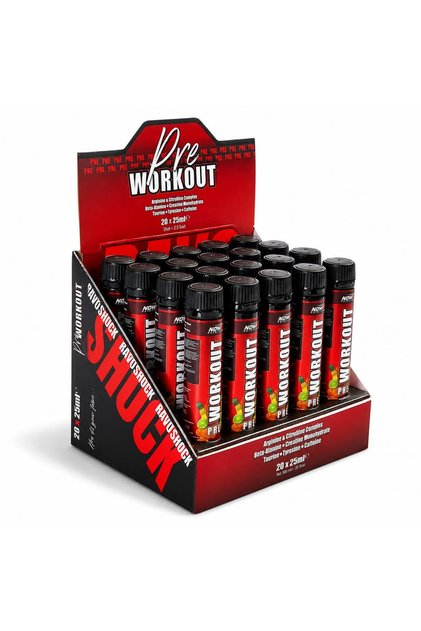 NOWUP PRE-WORKOUT - RAVO SHOCK - TROPIC PUNCH - 25 ML X 20 SHOT