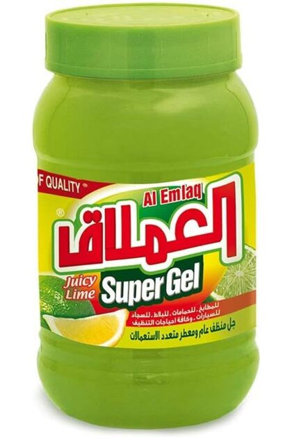 منظف سوبر جل - منظف عام متعدد الأغراض ومعطر برائحة عصير الليمون - مثالي للأرضيات والأسطح والحمامات و