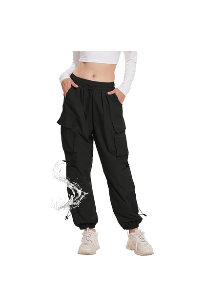 Pantaloni Cargo Trekking Sport Casual Impermeabili Damă Negru XL — pantaloni cargo dama, pantaloni t