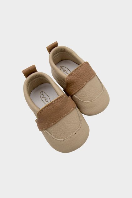 Arlo Leather Belt Detailed Baby Shoes Mink Tan