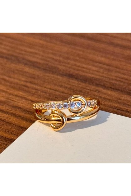 Knot Stone Ring - Adjustable