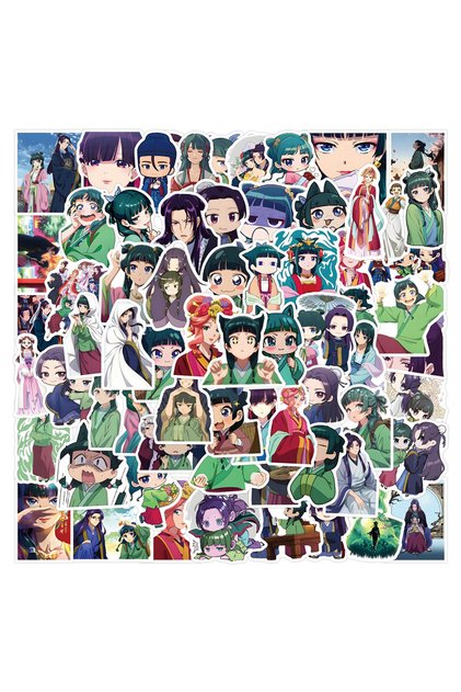 Bandai 120PCS 10/30/50/120pcs The Apothecary Diaries Stickers Ancient Costume Jinshi Anime Decal DIY