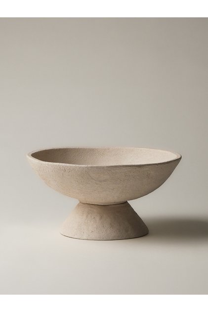 Bronze Dokulu Seramik Kase (23 x 12 cm)