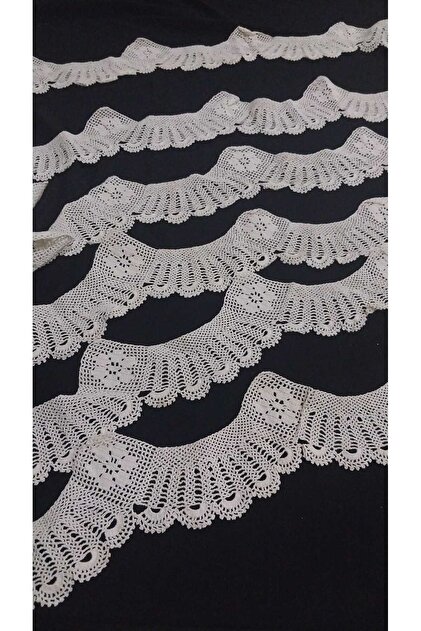 160 Centimeters Long 2 Pieces of 140 Centimeters Long, One Piece of 85 Centimeters Long, One Piece of 70 Centimeters Long, 4 Pieces of Fine Anchor Yarn Crochet Hollowed-Out Lace, Washable.