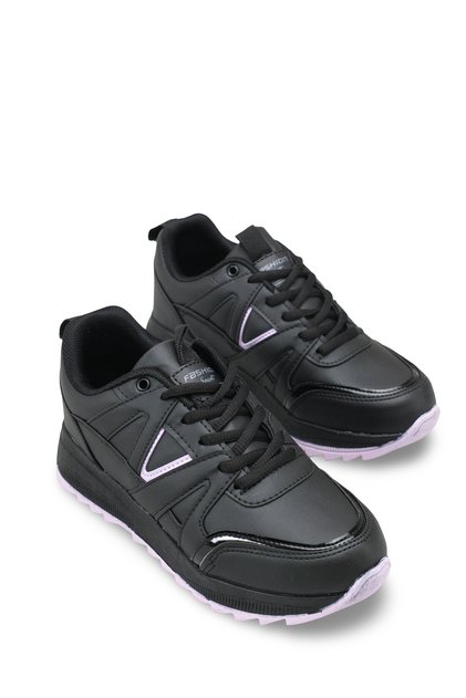 Celeste Nina Women's Sneaker 001203 Black Purple Skin