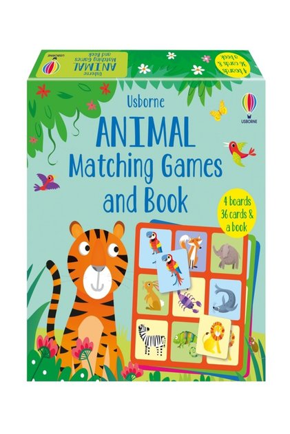 Animal Matching Games and Book