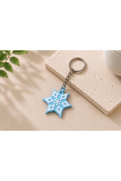 Genshin Impact Keychain 3D Printing Game Accessory Element Symbol Keychain