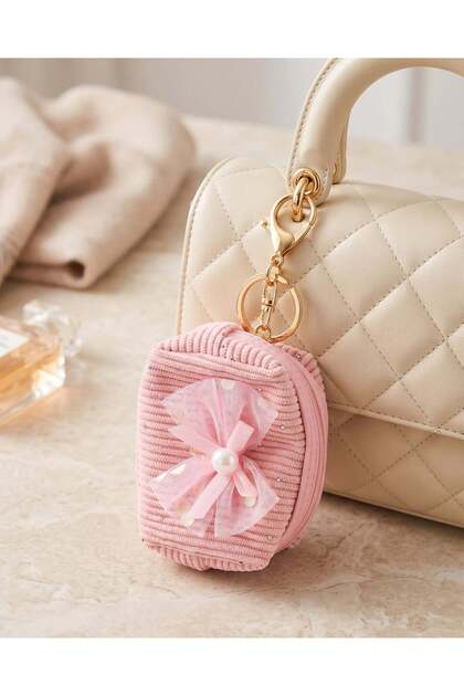 Women Pink Bag Charm