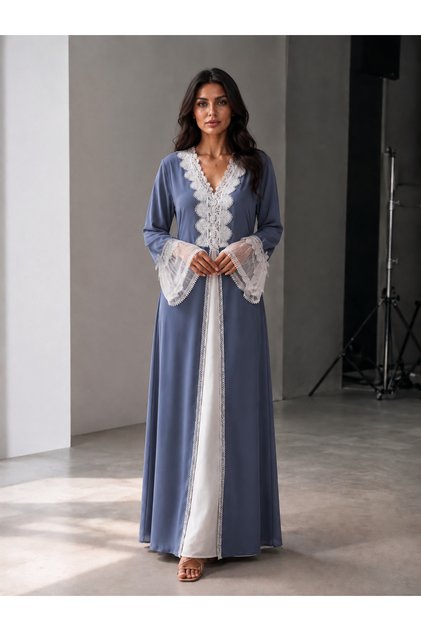 Luxury Chiffon Reception Nursing Robe