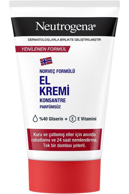 Norwegian Formula Concentrated Perfume-Free Hand Cream 50 ml (for Dry and Cracked Hands)