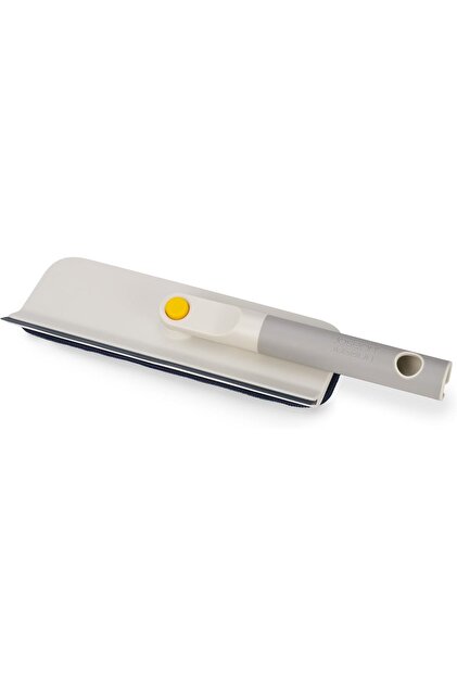 CleanTech 2-in-1 Glass Cleaner Shower Squeegee with Washable Microfiber Pad and Space-
