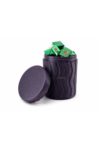 Multi-Purpose Storage Box with Screw-On Lid Small Organizer Box Safe Lid Organizer