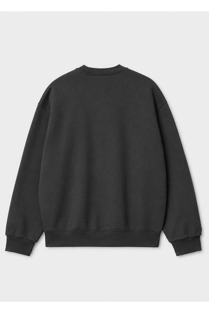 sıfır yaka siyah sweatshirt