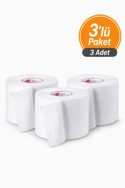 Medipore H 2862 Yumuşak Kumaş Cerrahi Flaster 5 cm x 9,1 m Hipoalerjenik Medikal Sabitleme Bandı 3'lü Paket