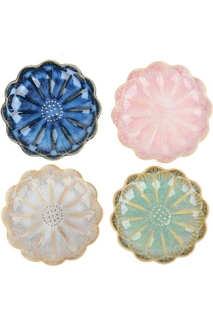6Pcs Ceramic Dipping Sauce Bowls, Dipping Sauce Dishes, Soy Sauce Dish, Side Dish Bowls, Small Dip B