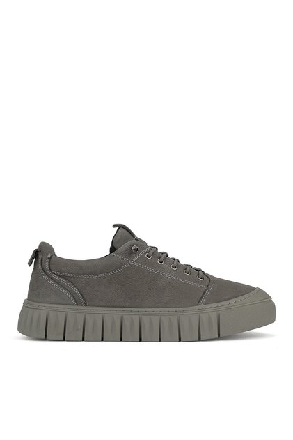 , Men's Genuine Leather Sneaker 1631040Zk2609 Gray