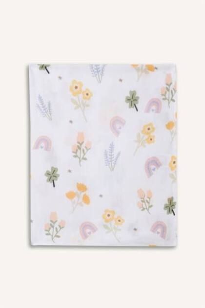 White Blanket Baby Girl H8376A526Sm