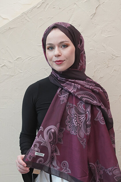 Rumi Pattern Indian Cotton Shawl