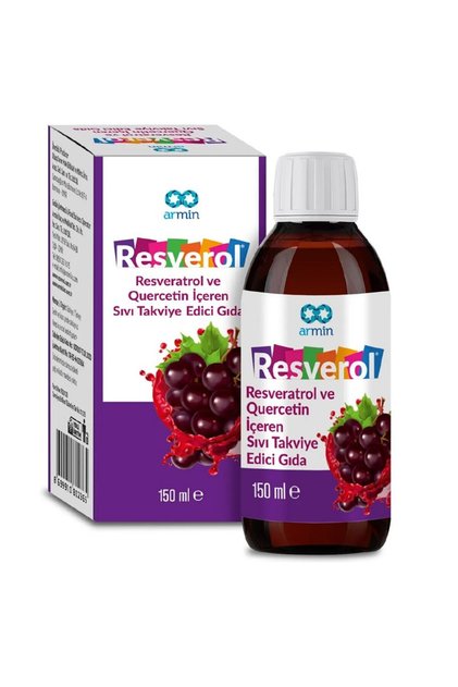 Resverol Resveratrol Ve Quercetin İçeren Sıvı Takviye Edici Gıda 150 ml