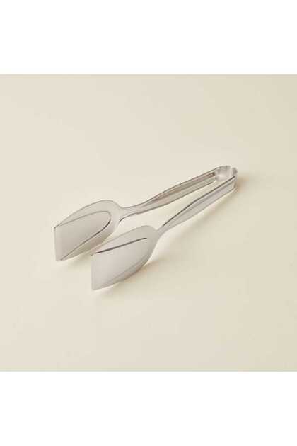 Paslanmaz Çelik Pasta Maşası - Gri - 22 cm