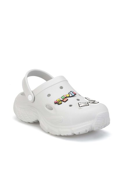 Ds Monapi.Zumrut Gray Orthopedic Eva Women's Buckle Slippers Sandals