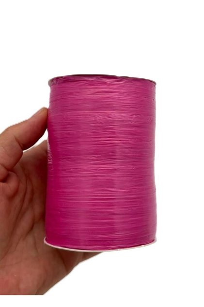 Number 29 Fuchsia Color Angel Soft Raffia, Satin Raffia 100 Gr 200 Meters