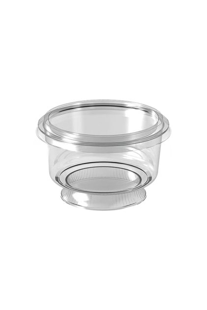 Cupa Transparenta Desert Arissa + Capac 5Obuc/pcs