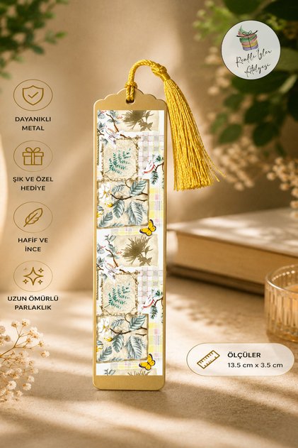 Artistic Design Metal Bookmark