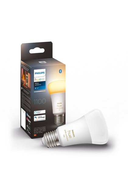 Hue 75W Beyaz Ambiyans Akıllı E27 Led Ampul Bluetooth Özellikli