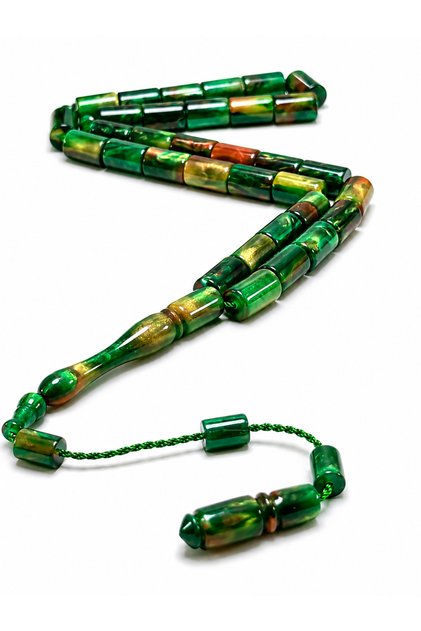 Opal Simile Cut Model Prayer Beads Colorful Special Design Men's Prayer Beads