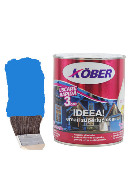 Vopsea alchidica pentru lemn / metal, Ideea, interior / exterior, 0.75 L