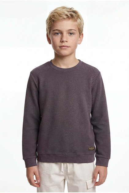 Boy's Corded Fabric Sweatshirt