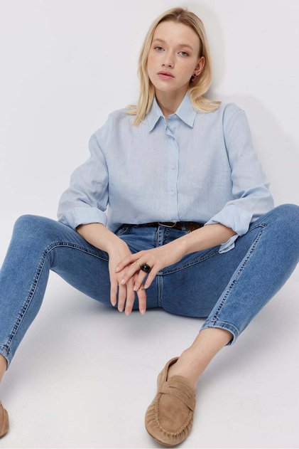 Women's High Waist Skinny Trousers